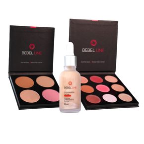 Kit Máscara de Cílios 8g Impact Black + Paleta De Sombra Bebelline