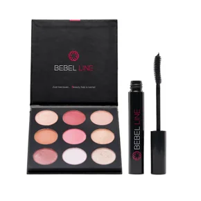 Kit Máscara de Cílios 8g Impact Black + Paleta De Sombra Bebelline